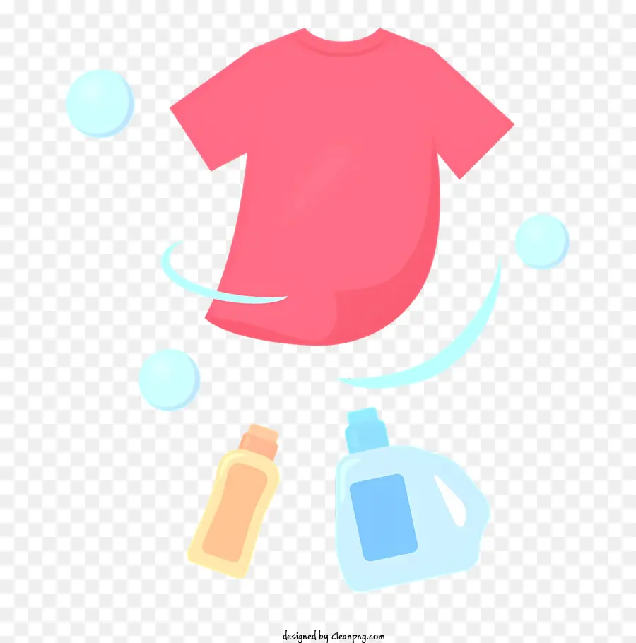 Camisa Rosa，Lavandaria Fresca PNG