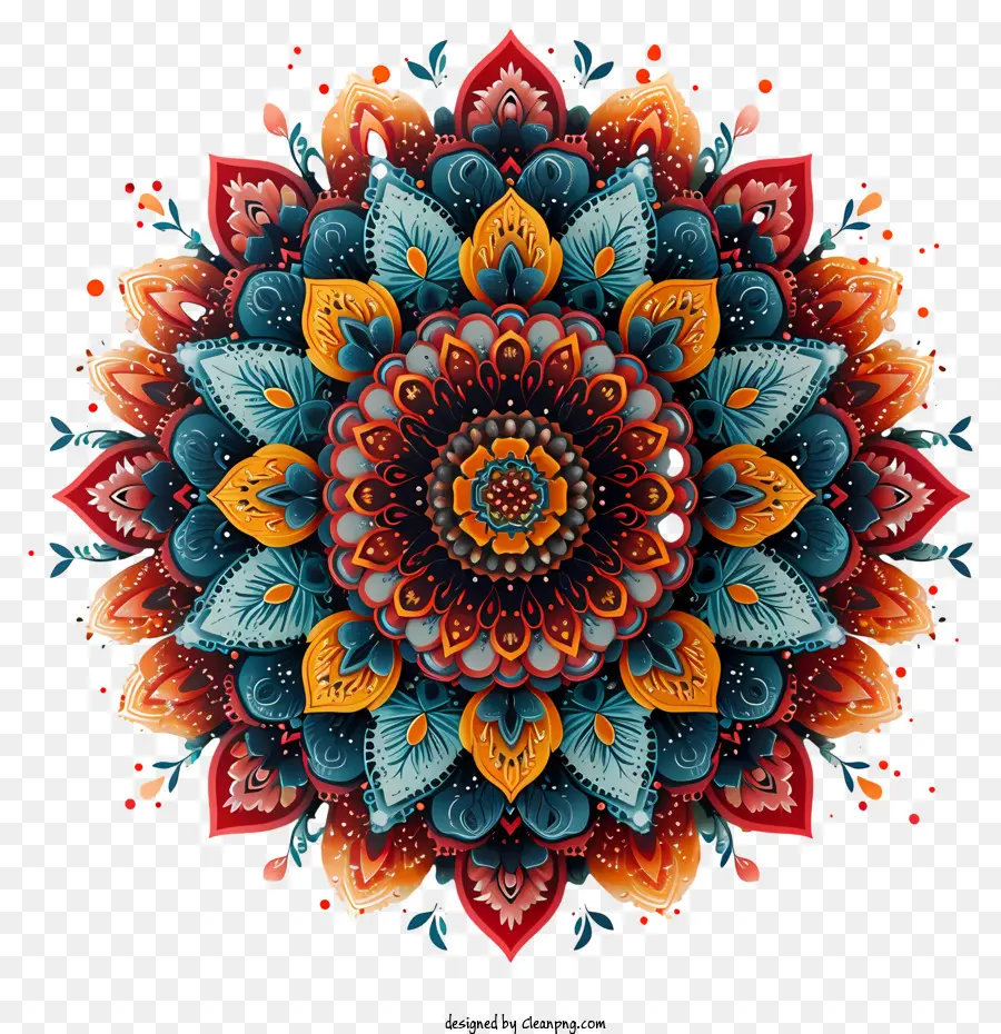 Mandala，Pintura Digital PNG