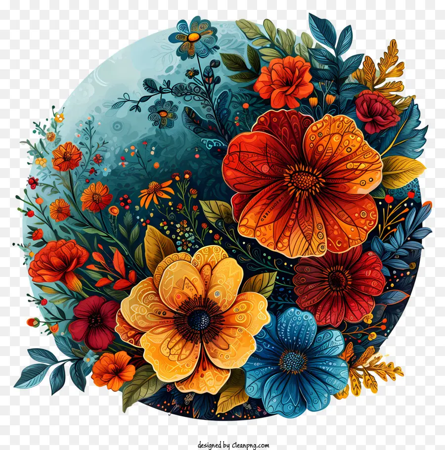 Mandala，Design Floral PNG