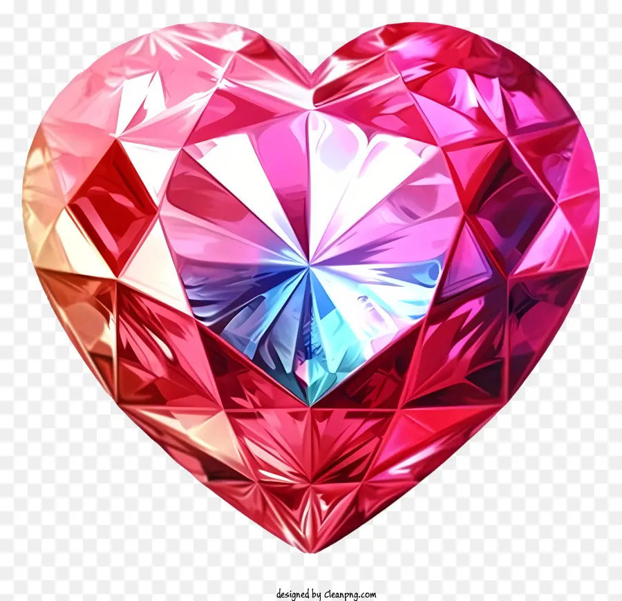 Valentine Heart Diamond Icon，Cristais PNG