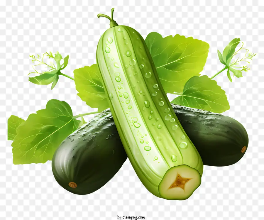 Pepino Realista Em Estilo 3d，Pepinos PNG