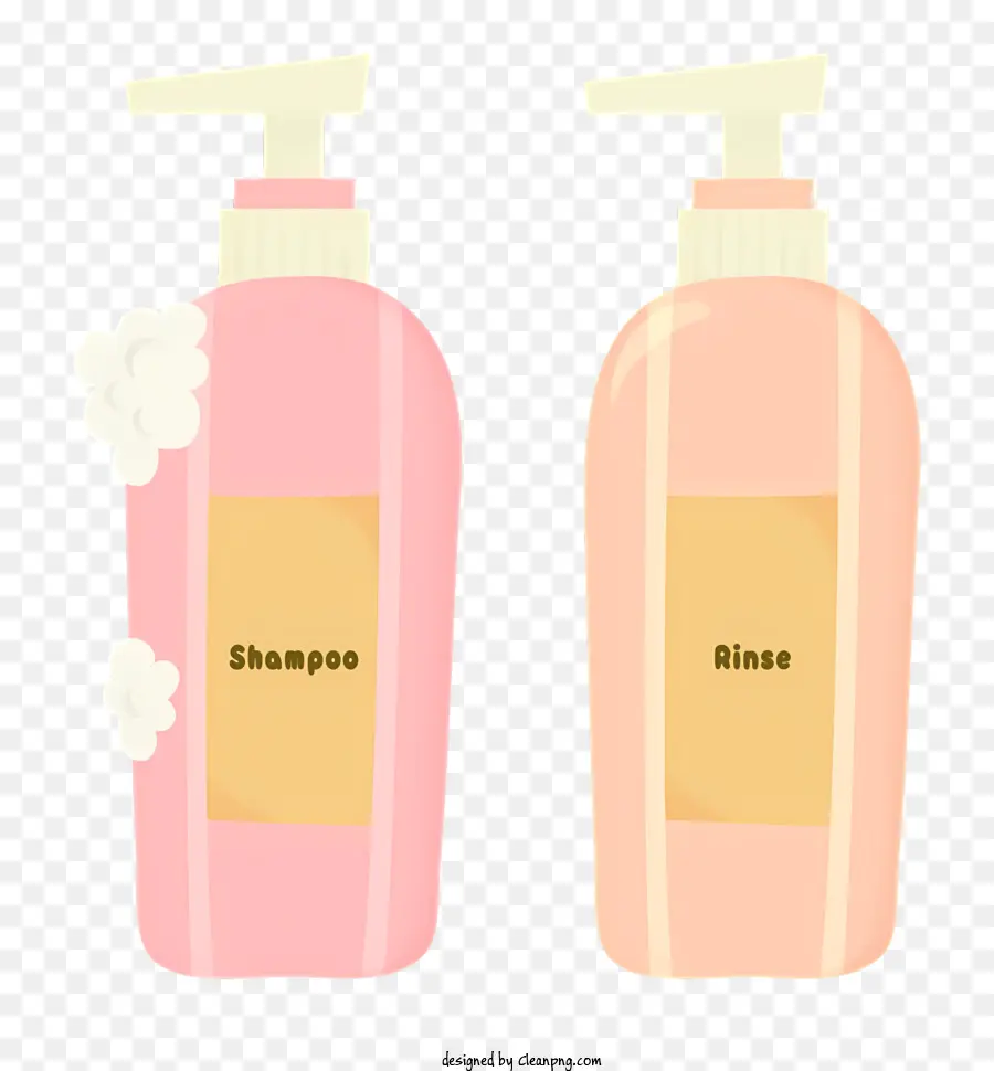 Garrafa De Shampoo Rosa，Shampoo De Menta De Lavanda PNG