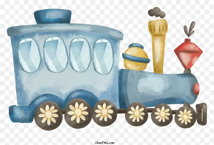 Cartoon，Trem Azul PNG