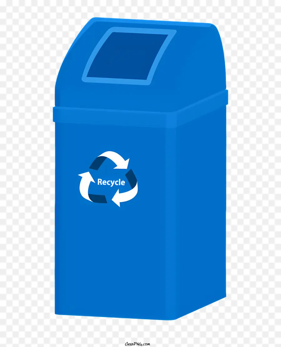 Reciclagem De Recipiente，Libe De Reciclagem Azul PNG