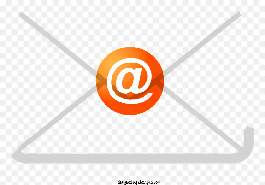 E Mail Do Envelope，Ícone De E Mail Laranja PNG