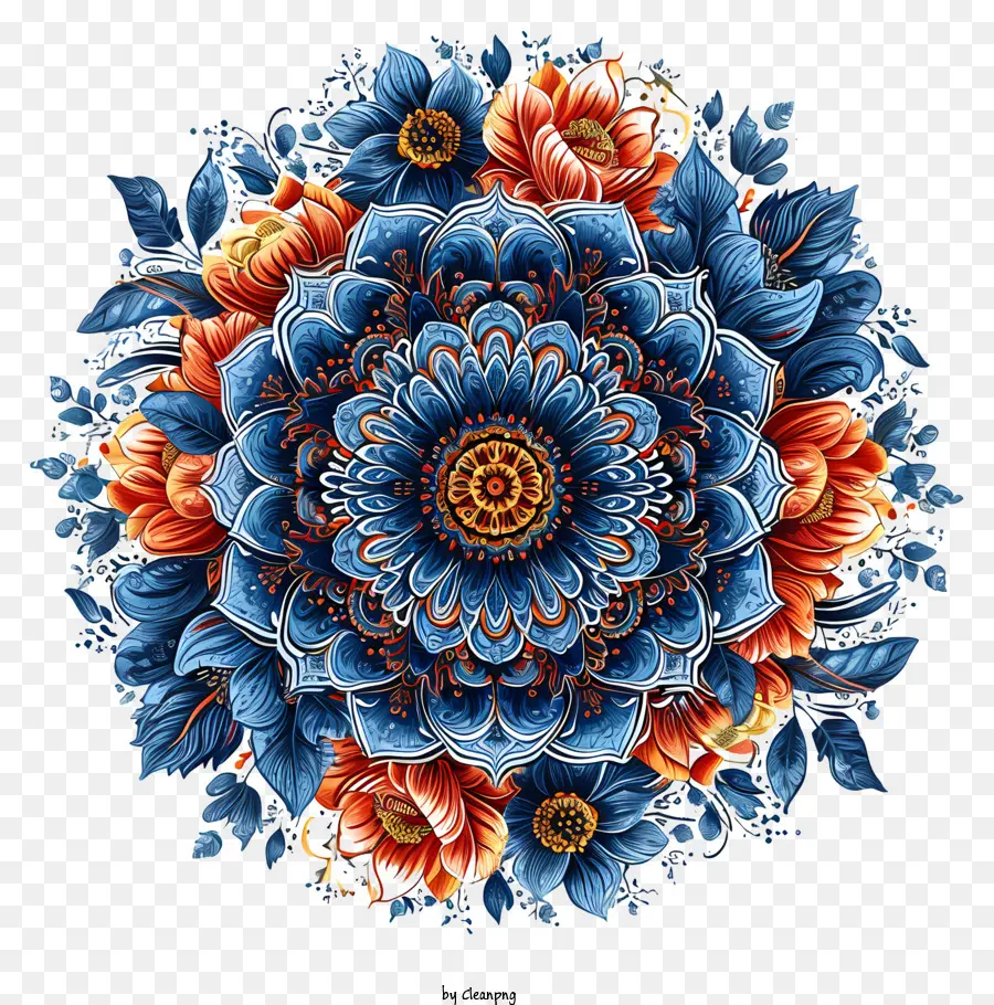 Mandala，Design Floral PNG