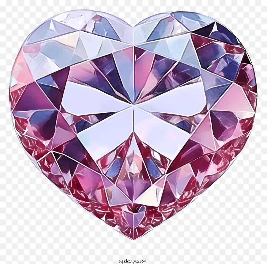 Diamante Realista Do Coração Dos Namorados，Heartshaped Jóias PNG