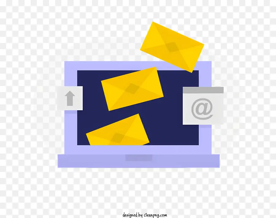 Computador Portátil，Envelopes PNG