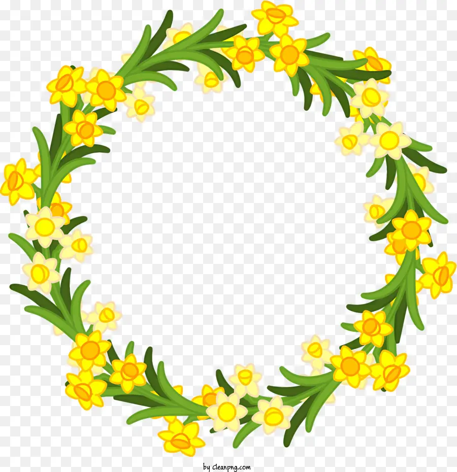 Arranjo Floral，Flores Amarelas PNG