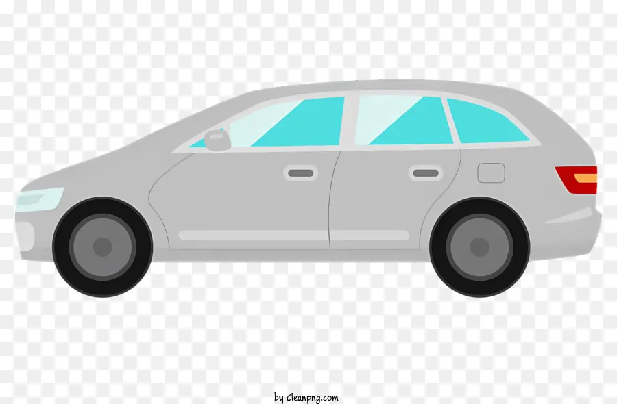 Cinza Carro，Carro Sem Janela PNG