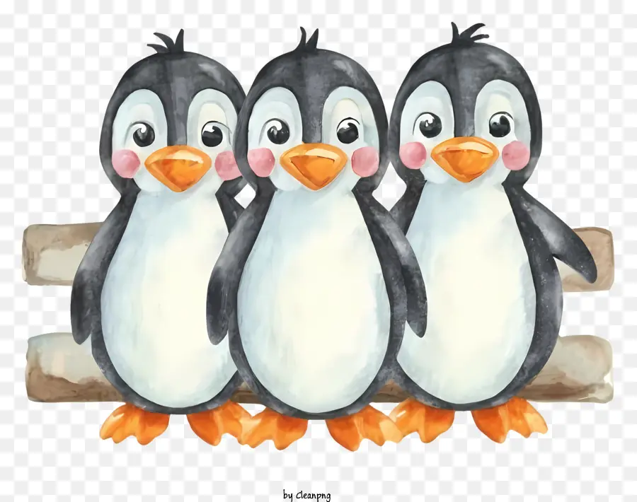 Cartoon，Pinguins PNG