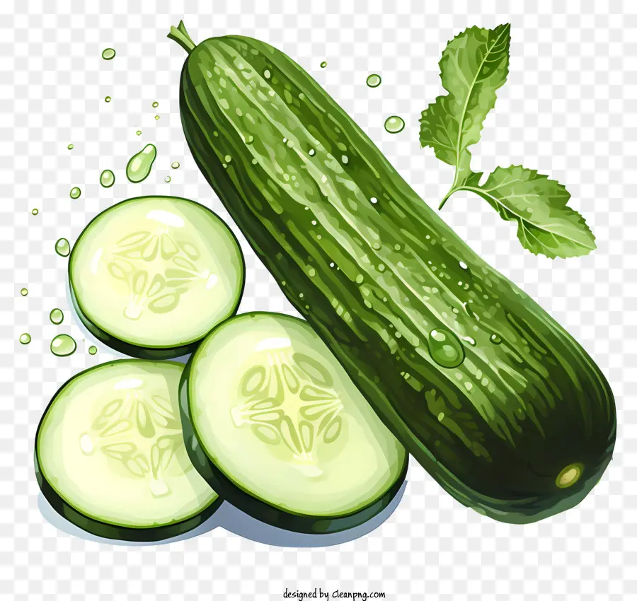 Aquarela Do Pepino，Pepino PNG