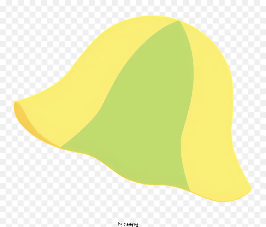 Moda，Chapéu Amarelo E Verde PNG