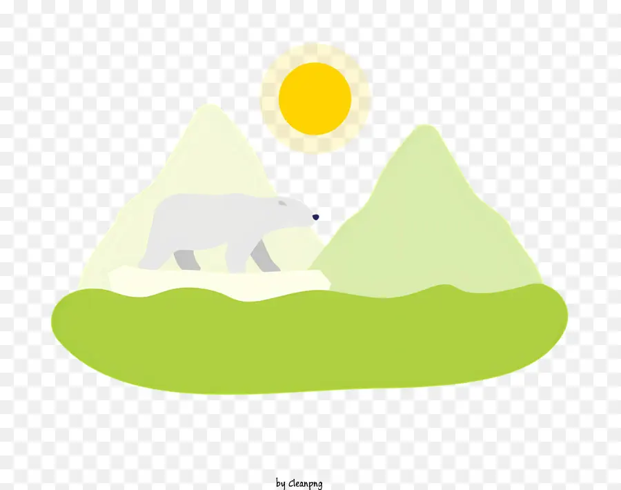 ícone，Urso Polar PNG