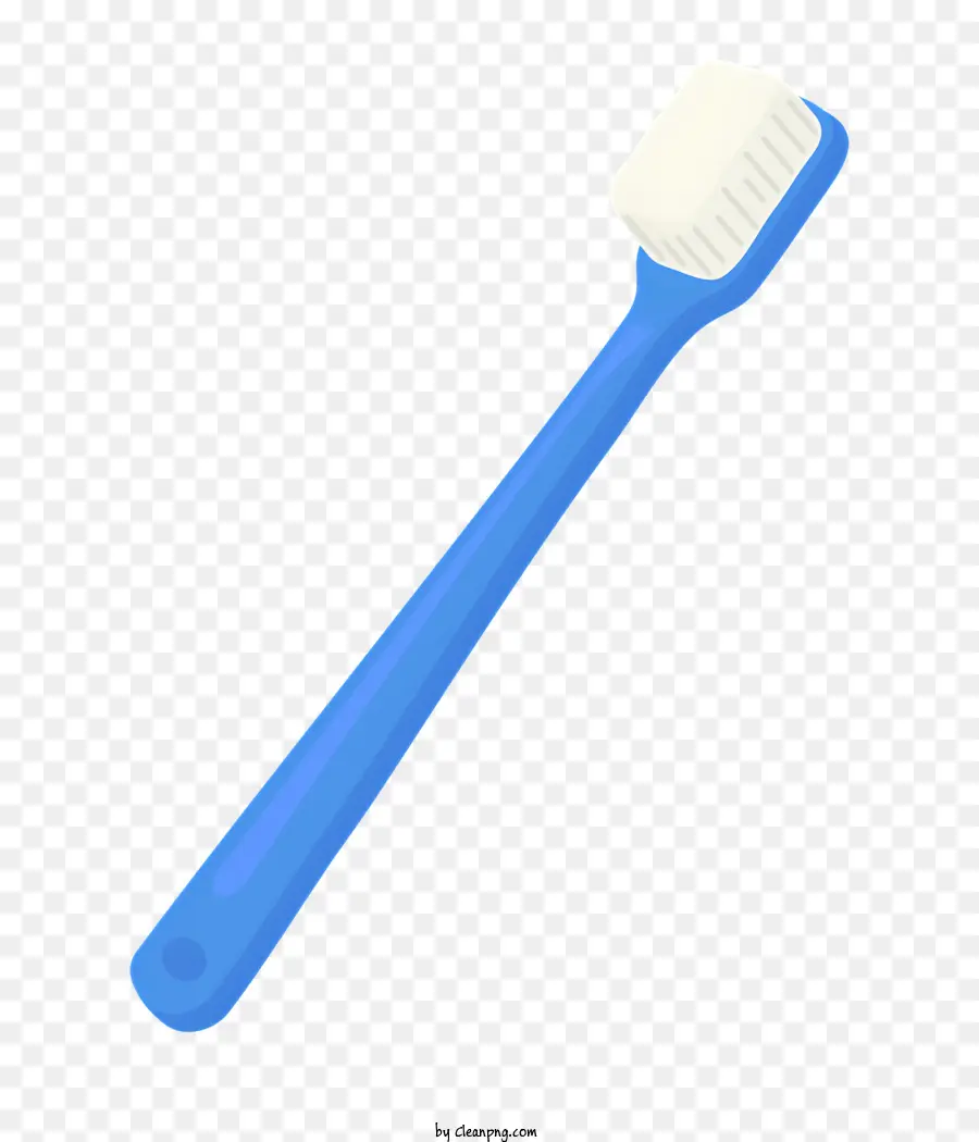 Escova De Dentes，De Plástico Azul PNG
