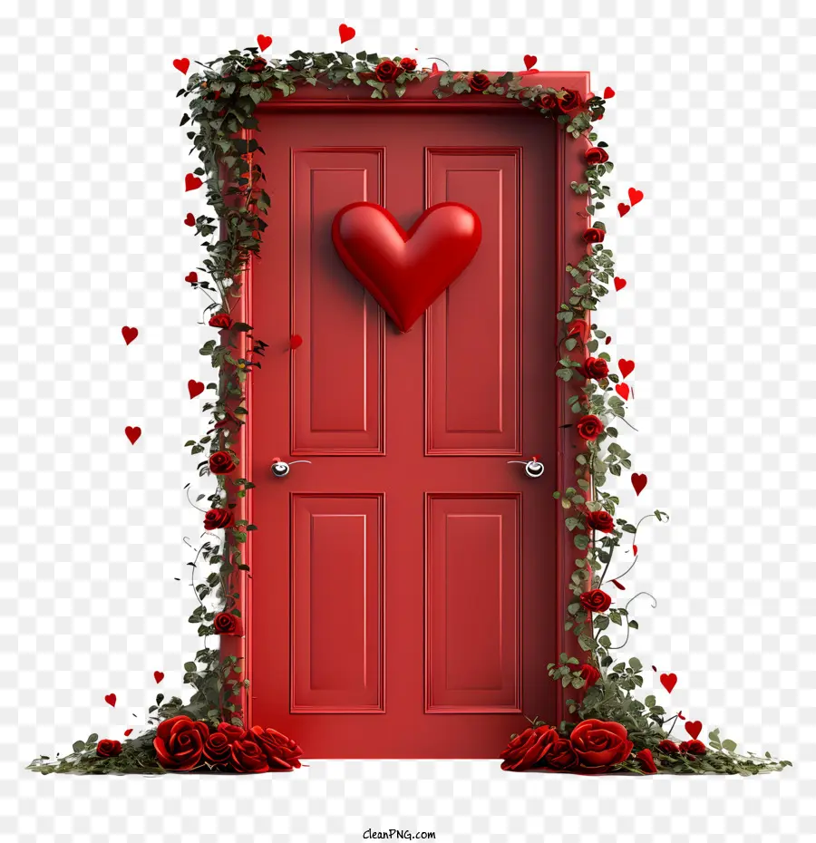 Porta Do Dia Dos Namorados，Porta Vermelha PNG