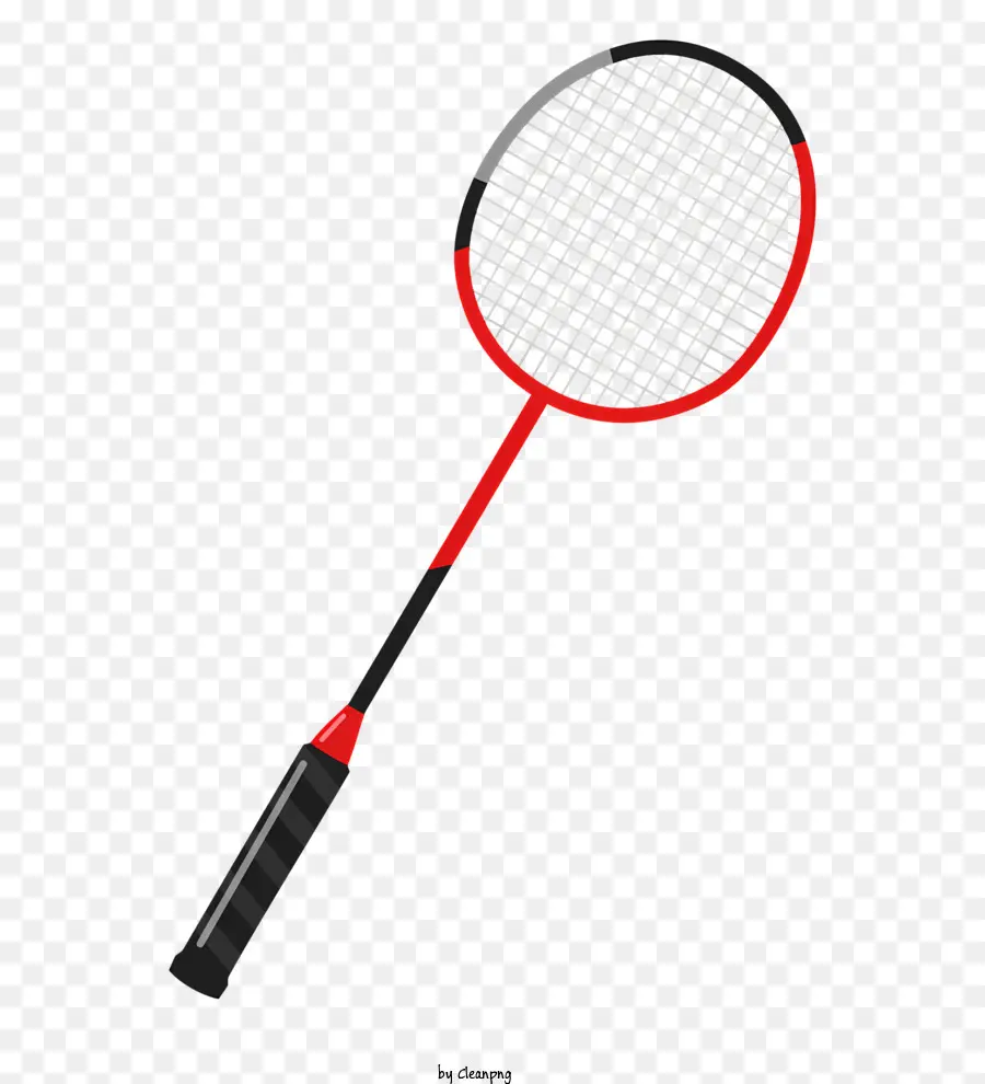 Raquete De Badminton，Black Background PNG