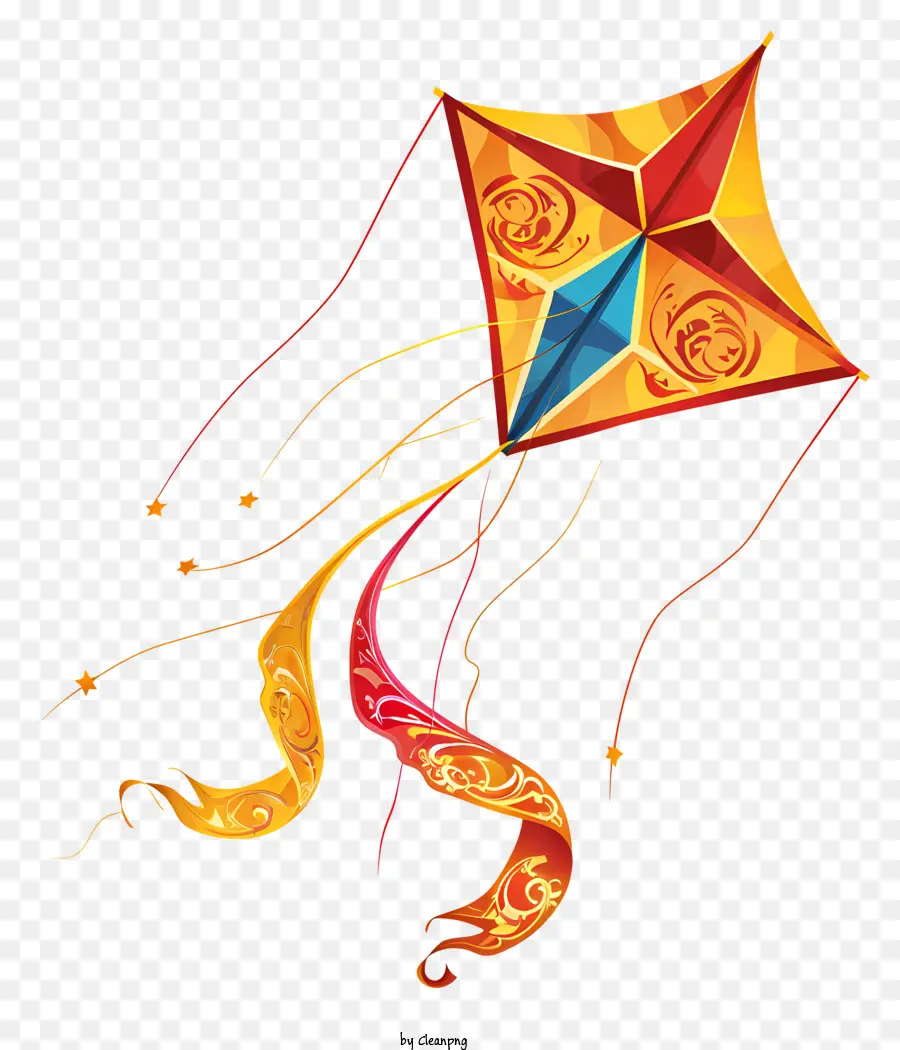 Makar Sankranti Elemento，Kite PNG