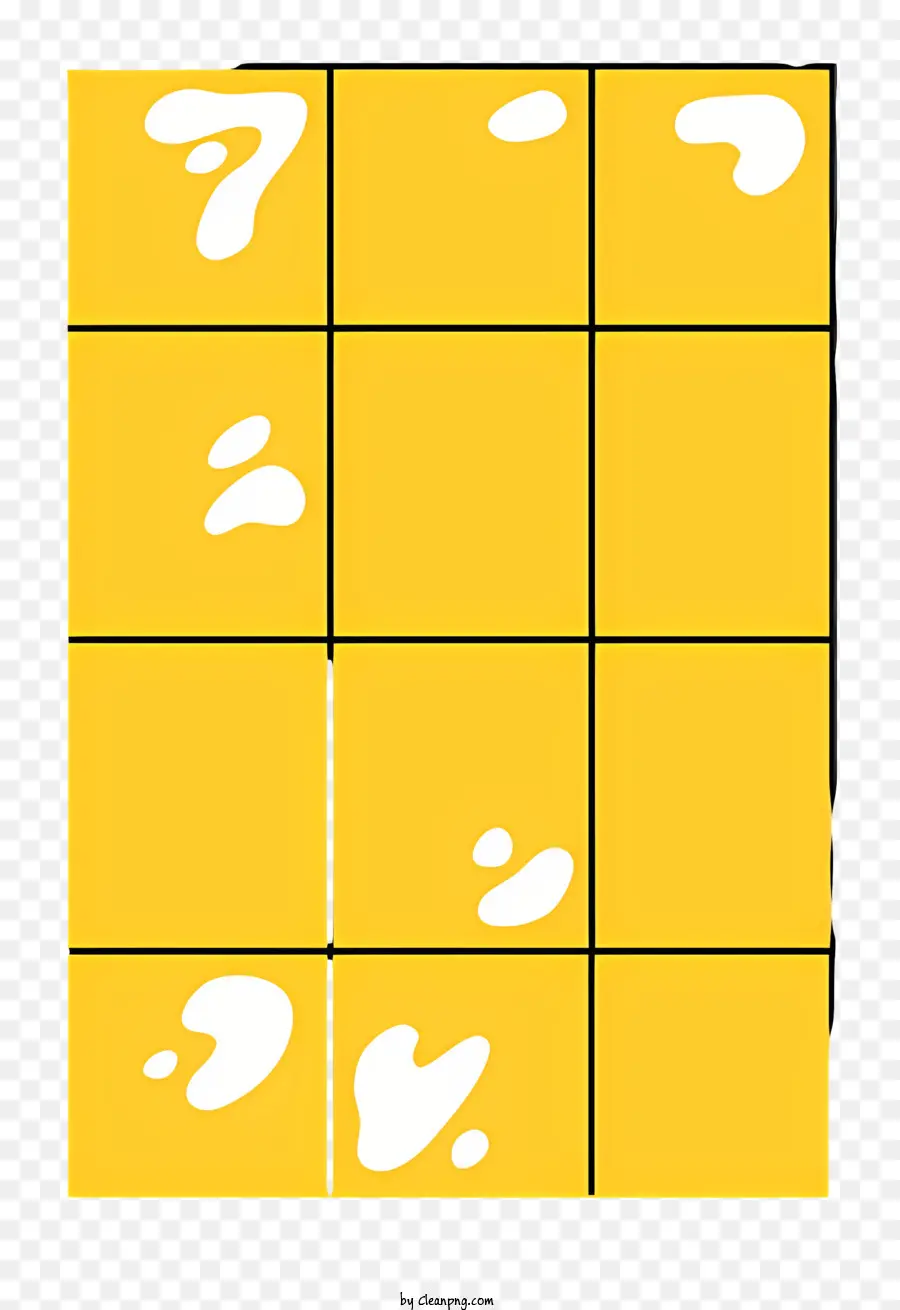 Objectos，Quadrado Amarelo PNG