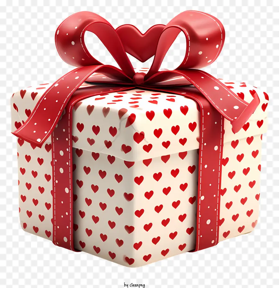 Presente Do Valentim，Heartshaped Caixa De Presente PNG