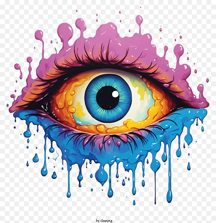 Globo Ocular Em Aquarela，Olho De Arte PNG
