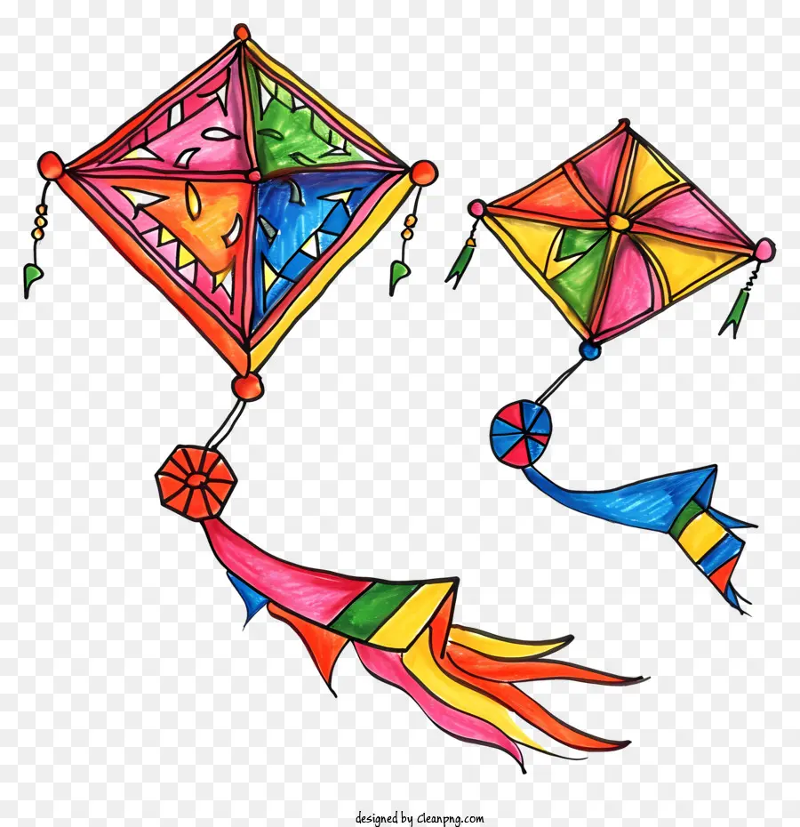 Makar Sankranti Elemento，Pipas PNG