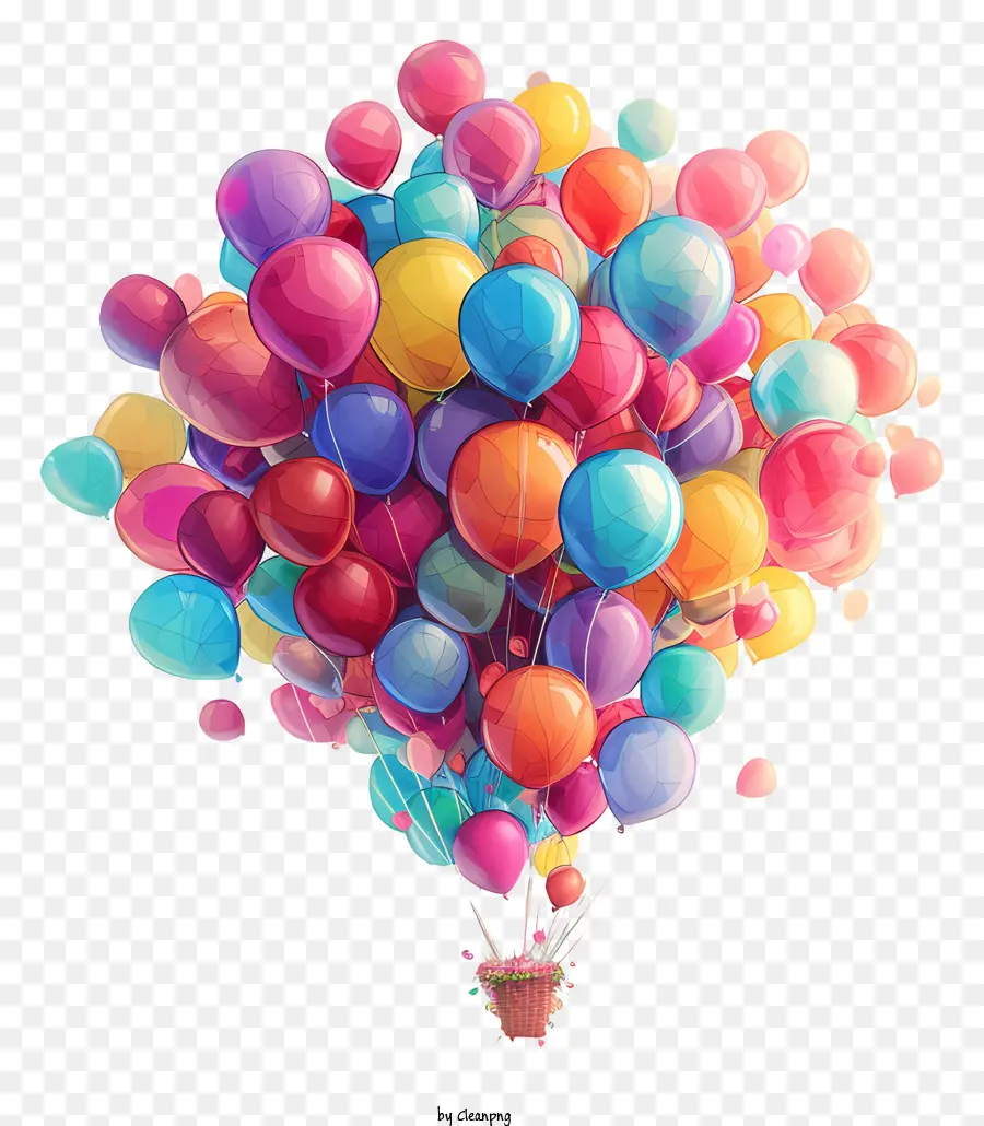Fazer Seus Sonhos Vir Verdadeiro Dia，Flutuante De Balão PNG