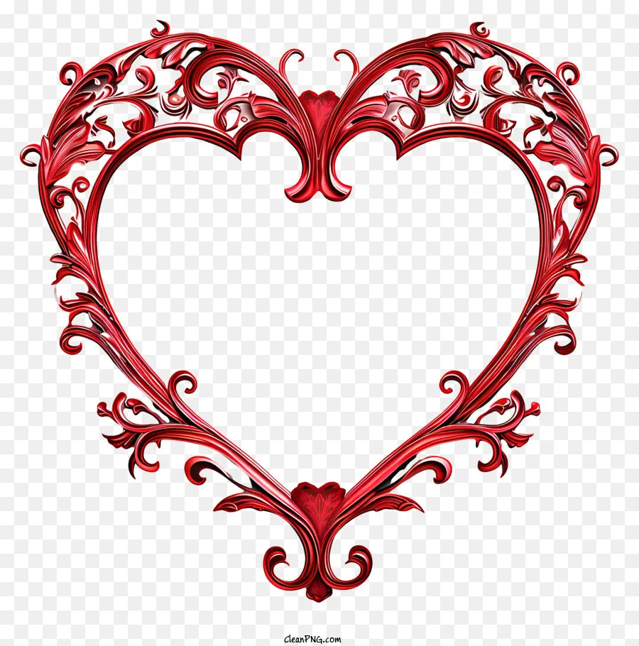 Valentine Quadro，Coração Vermelho Do Quadro PNG
