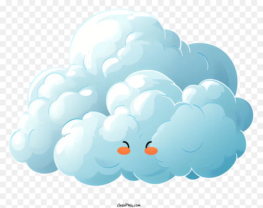 Cloud De Estilo Realista，Nuvem De Desenhos Animados PNG