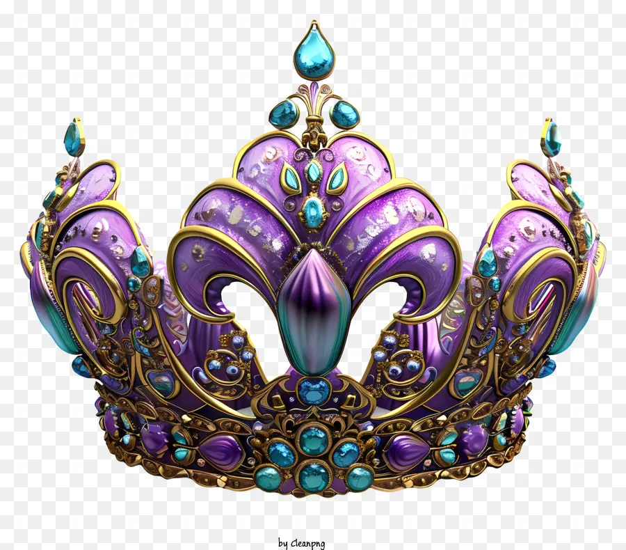 Mardi Gras Crown，Coroa PNG