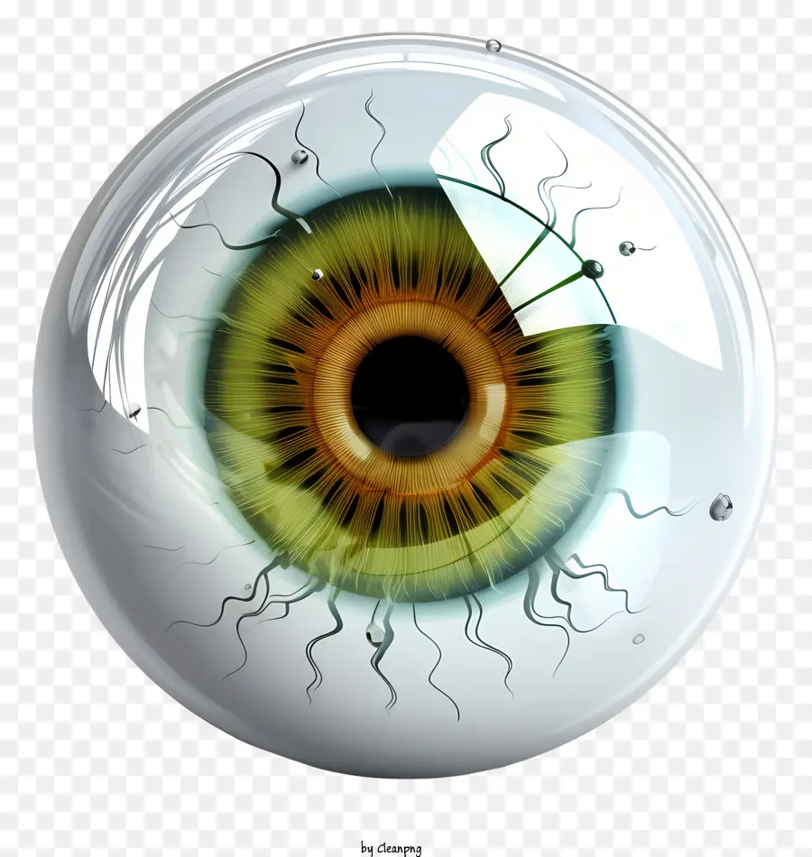 Globo Ocular，Olho Verde PNG