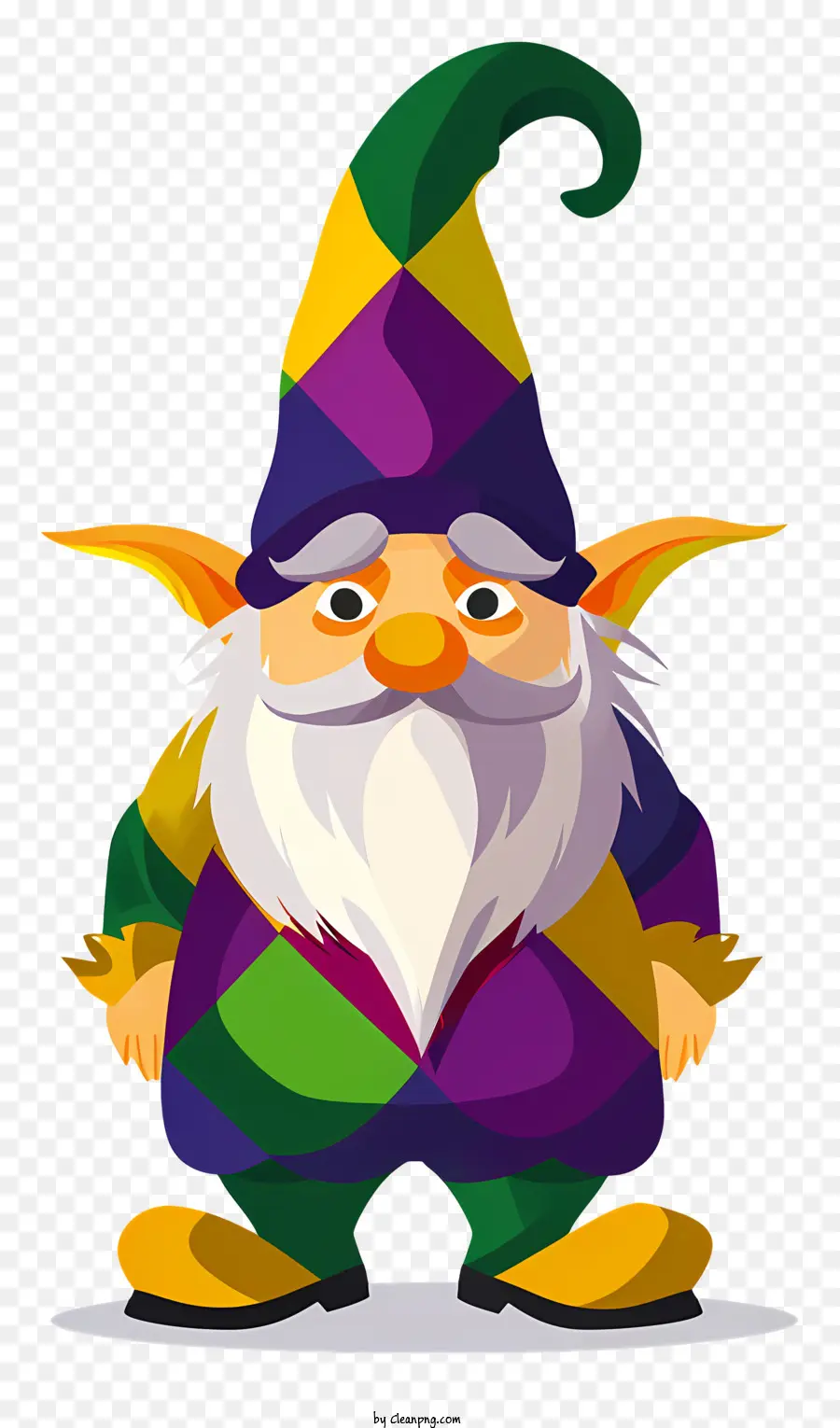 Mardi Gras Gnome PNG - Mardi Gras Gnome Personagem De Desenho Animado Traje  ilustração transparente