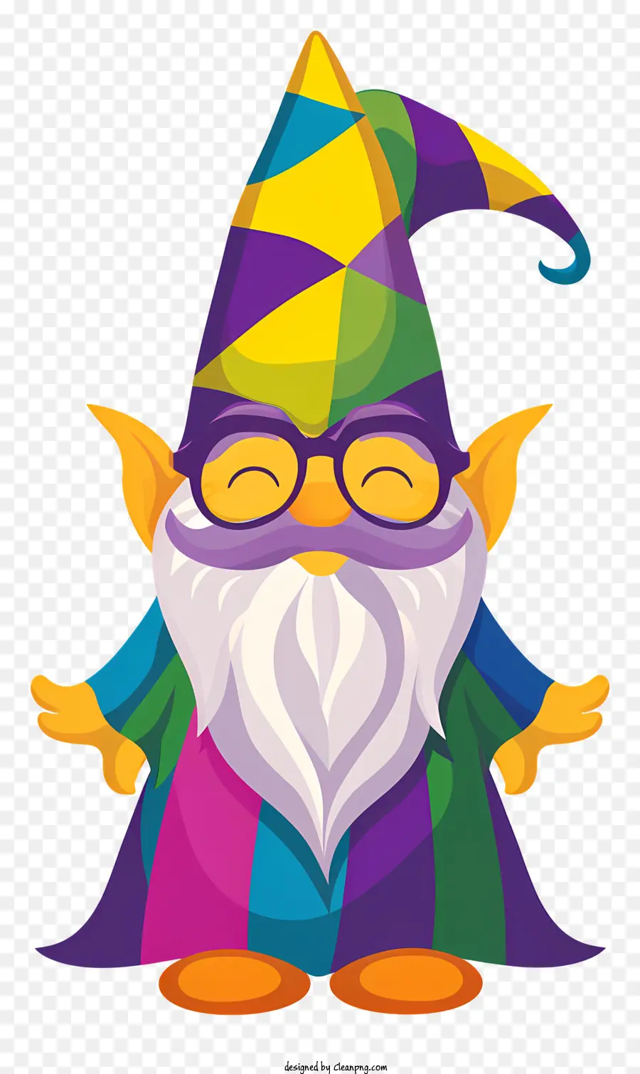 Mardi Gras Gnome，Personagem De Desenho Animado PNG
