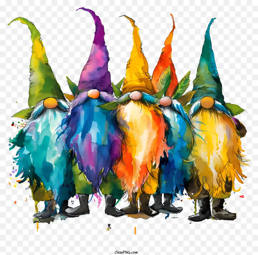 Mardi Gras Gnome，Gnomos PNG
