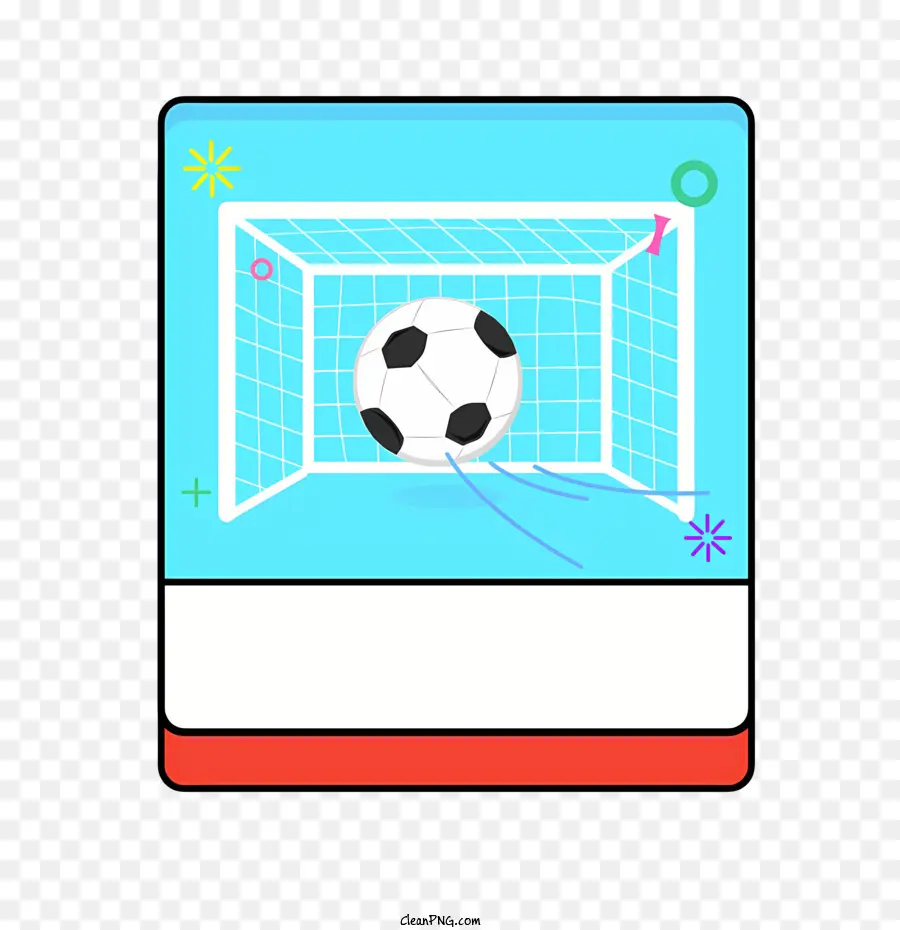 O Objetivo Do Soccer，Bola Passando Pela Rede PNG