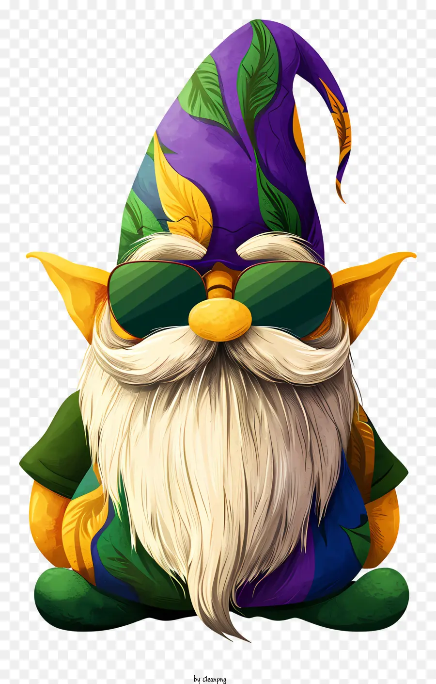 Mardi Gras Gnome，Gnome De Caracton PNG