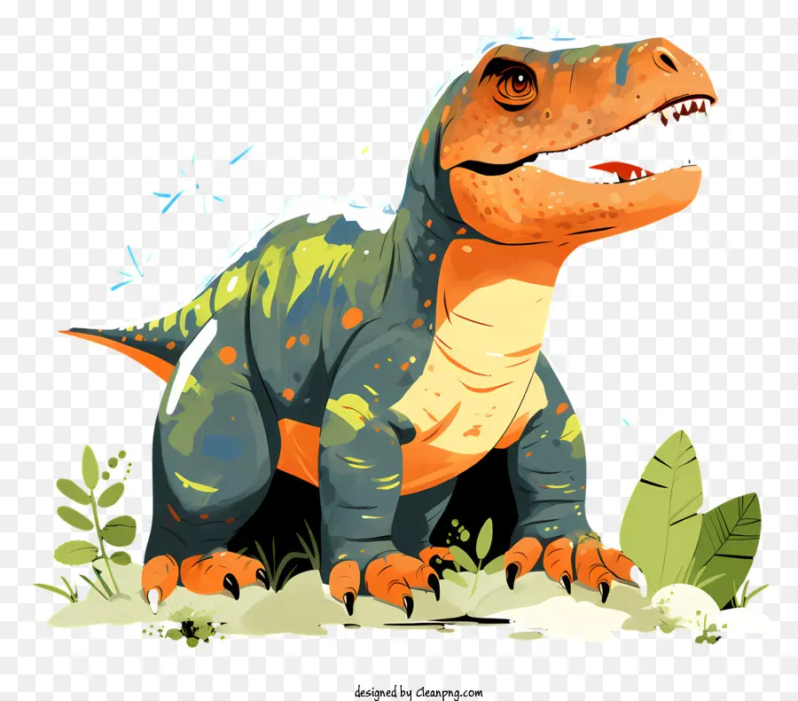 Dinossauro Plano，Dinossauro Do Desenho Animado PNG