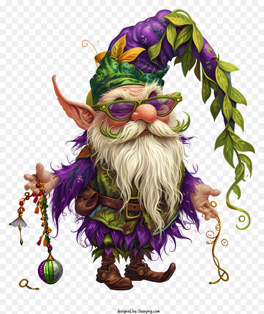 Mardi Gras Gnome，Gnome De Caracton PNG