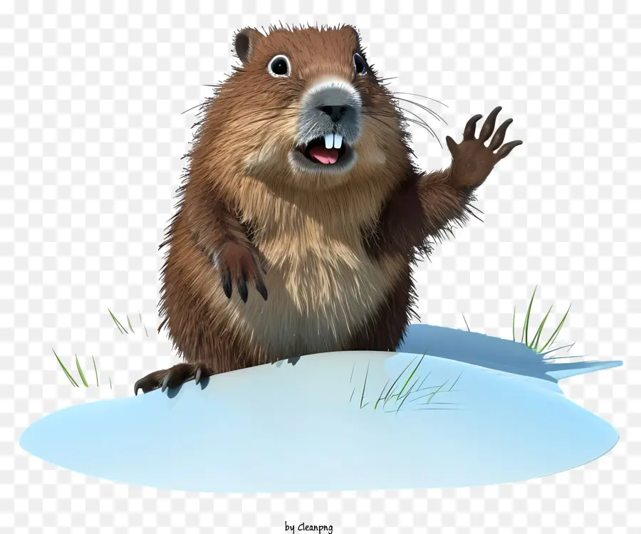 Marmota 3d Realista，Marmota PNG