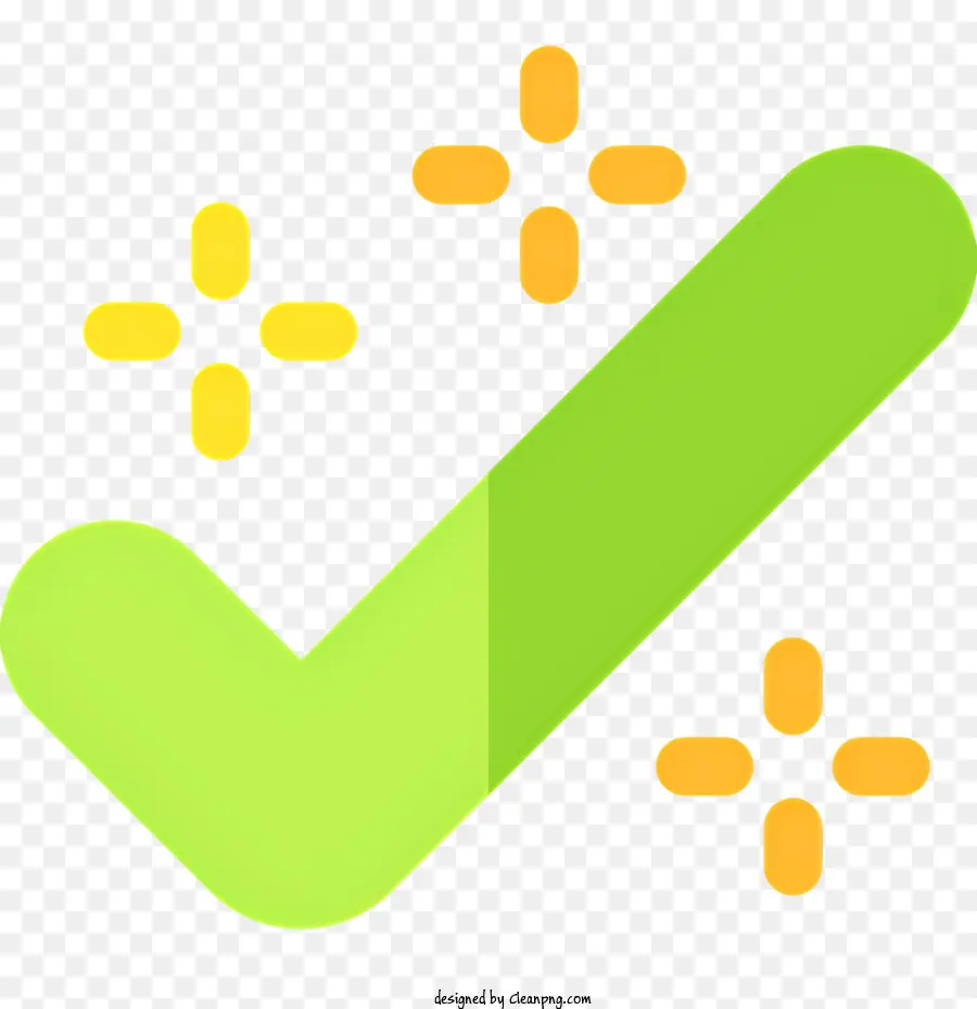 Sinal Verde，Símbolo De Marca De Verificação PNG