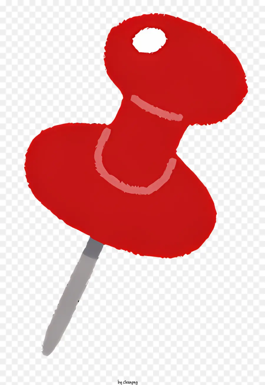 Vermelho Pin，Black Background PNG