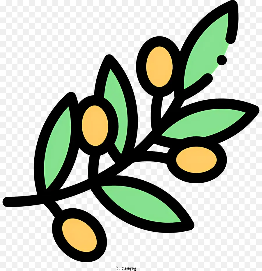 Olive Branch，Folha PNG