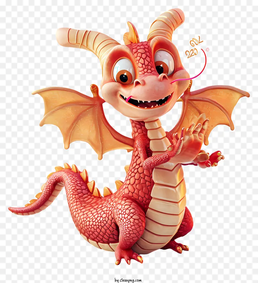 Dragão Ano Novo，Desenho Animado Dragon PNG