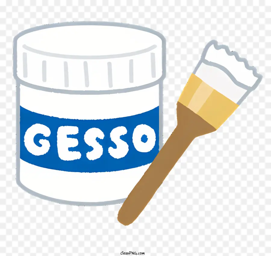 Pincel De Pintura，Gesso PNG