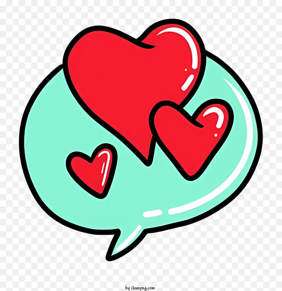Corações Da Conversa，Coração Emoji PNG