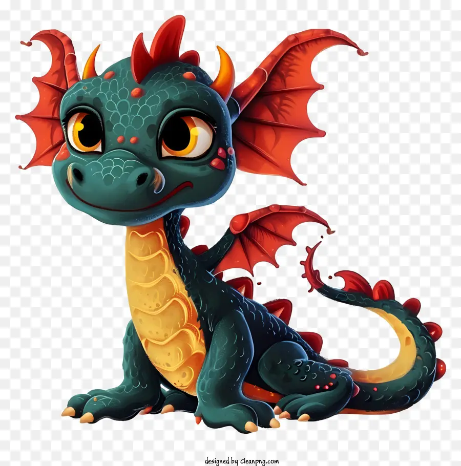 Bonito Dragão，Desenho Animado Dragon PNG