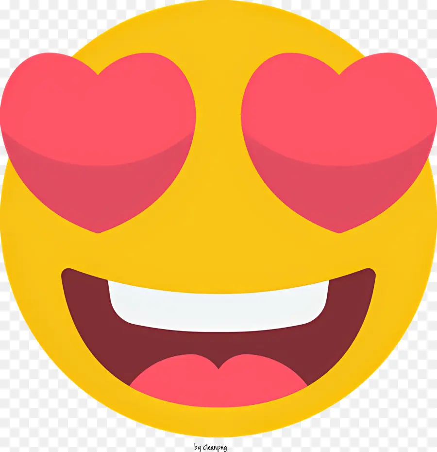 Emoji Com Olhos De Coração，Emoji PNG