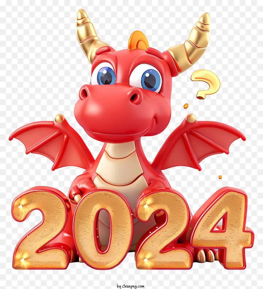 Dragão Ano Novo，Ano 2024 PNG