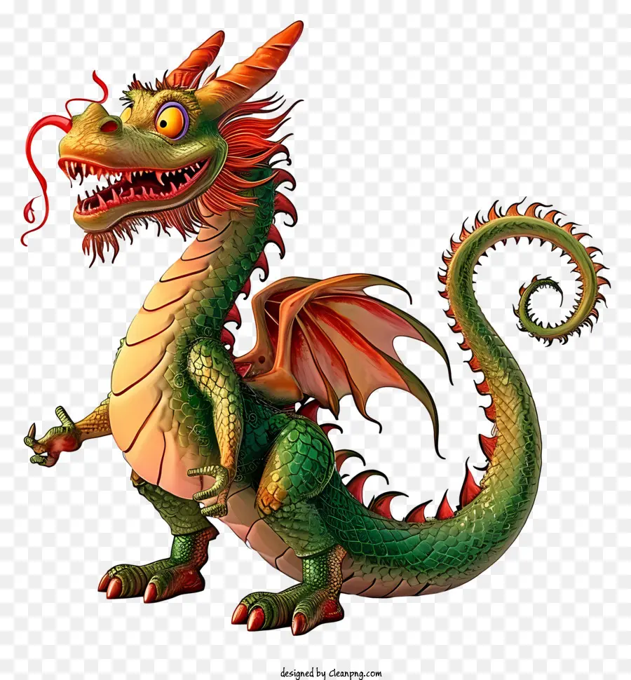 Desenho Animado Dragon，Dragão PNG