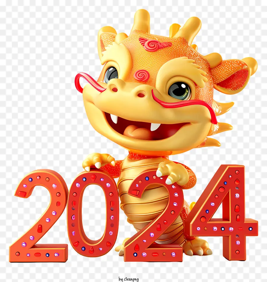 Dragão Ano Novo，Desenho Animado Dragon PNG